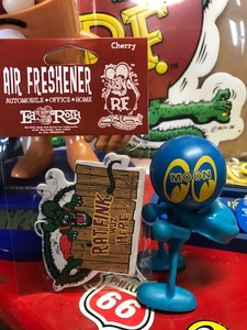 MOONEYES　エアーフレッシュナー　RatFink Air Freshener　チェリー　検索用→ムーンアイズ　ラットフィンク