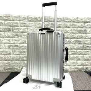 美品　RIMOWA　リモワ　クラシックキャビン　四輪　キャリーケース　シルバー