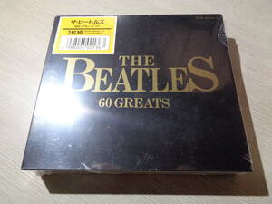 未開封/ビートルズ/60グレイツ,THE BEATLES 60 GREATS(1990 TEICHIKU RECORDS:TECP-48342~4 OUT OF PRINT STILL-SEALED 3CDs BOX SET