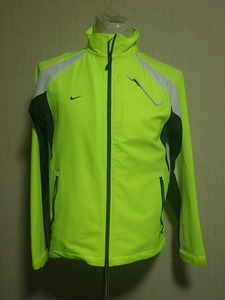 ★未使用★タグ付 ★蛍光イエロー ★ナイキ NIKE ★FIT DRY スポーツシャツ Lサイズ ジョギング フルマラソン