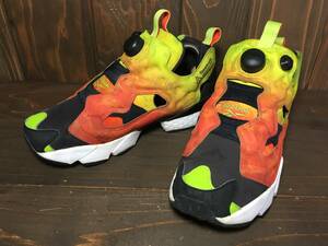 ★Reebok リーボック INSTAPUMP FURY ポンプ フューリー OG LEGION OF FURY 黄×赤×黒 25.0cm Used 検 ハイテク スニーカー