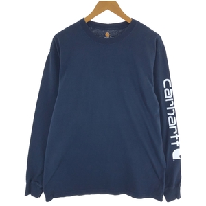 古着 カーハート Carhartt ORIGINAL FIT ロングTシャツ ロンT メンズM相当 /eaa473632