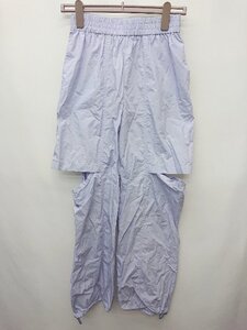 ◇ ⊂ CITEN シテン UNITED ARROWS パステルカラー　シャカシャカ　バルーン パンツ サイズM パープル レディース P