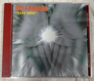 melt-banana teeny shiny 廃盤輸入盤中古CD メルトバナナ メルト・バナナ AZCD-0003 レッドカラートレイ