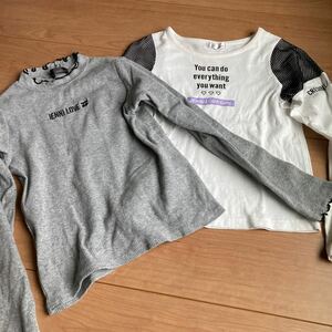 長袖Tシャツ 長袖 JENNI カットソー Tシャツ 美品　130サイズ