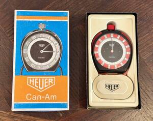 HEUER CAN-AM ストップウォッチ当時物 未使用長期保管品 作動確認済 ホイヤー カンナム heuer 