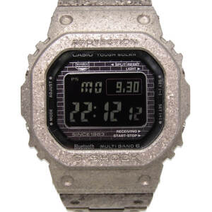 CASIO G-SHOCK Gショック GMW-B5000PS-1JR 40周年記念 フルメタル RECRYSTALLIZED FULL METAL 2023年 電波ソーラー シルバー 28008535