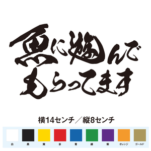 【釣りステッカー】魚に遊んでもらってます