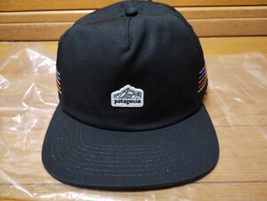 送料無料 未使用品 パタゴニア キャップ Patagonia Line Logo Ridge Stripe Funfarer Cap ブラック