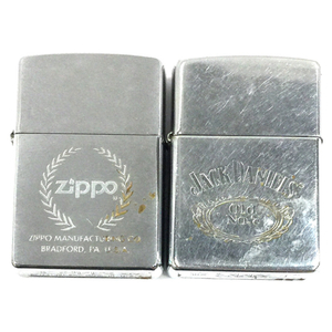 ジッポー ジャックダニエル 他 オイルライター 喫煙具 喫煙グッズ 着火 2点セット ZIPPO QG064-127