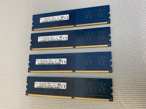 HYNIX 1Rx16 PC3-12800U 2GB 4枚組 ddr3 8GB DDR3 デスクトップ用 メモリ ECC無し DDR3-1600 2GB 4枚で 8GB DDR3 DESKTOP RAM