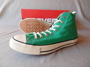 30cm！新品◆CONVERSE ALL STAR BURNTCOLORS HI◆US11.5(30cm)GREEN◆サーフィン/スケートボード/スノーボード/BMX