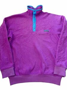 ★★★vintage 珍品 patagonia パタゴニア スナップT S 紫x水色 リブリブ★★★