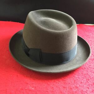 帽子 ハット FUJI HAT 中折れハット 兎毛100%ラビット グレー系 オーストラリア 株式会社フジコー※10