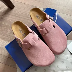 BIRKENSTOCK ビルケンシュトック PINK レディース 靴 サンダル Boston ボストンスエードサンダル ピンク