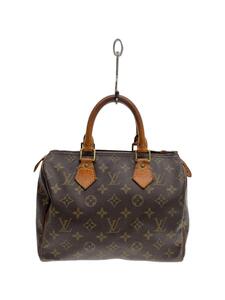 LOUIS VUITTON◆スピーディ・バンドリエール25_モノグラム・キャンバス_BRW/M40390/PVC/BRW