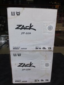 【未使用長期在庫品ホイール4枚セット】 モンツァジャパン ZACK JP-109 ライトグレーメタリック　 5.5J-14 9/114.3 +25　　　14インチ