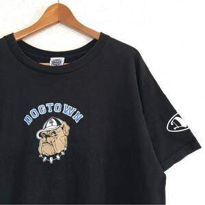 ビンテージ 90s【DOG TOWN】Tシャツ DTS USA製 XL ドッグタウン 古着 オールドスケート ロックT スーサイダル SUICIDAL POWELL SANTA CRUZ