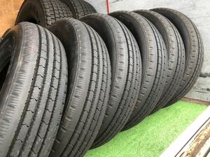 ★うっすらイボ付★205/80R17.5 ブリヂストン R202 2023年製 6本セット　778-2-5000