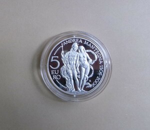 サンマリノ共和国発行 アンドレア・マンテーニャ没後５００周年記念 プルーフ銀貨 １点 未使用美品