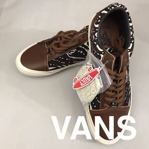 【新品未使用】【タグ付き】バンズ VANS スニーカー オールドスクール スウェード キャンバス X TAKA HAYASHI LOW ブラウン 29.0cm ＠★