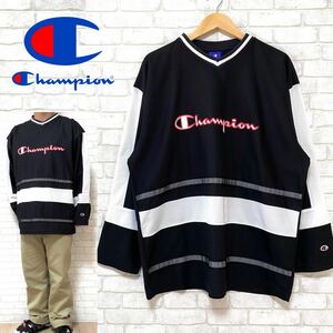 Champion チャンピオン ゲームシャツ メッシュ 切り替え 刺繍ロゴ