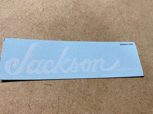 Jackson Made In USA表記 ネックヘッド ロゴ デカール WHITE #DECAL-JACKSONU-WH