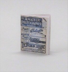 12分の1ミニチュア　ドールハウスサイズ　復刻写真誌　Amateur Photographer 　1917年