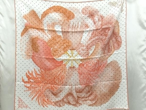 【HERMES】カレ90 羽 22年製 スカーフ 中古