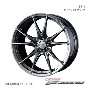 F ZERO/FZ-2 オデッセイ RB3/RB4 アルミホイール1本【19×8.0J 5-114.3 INSET48 ダイヤモンドブラック】0039007