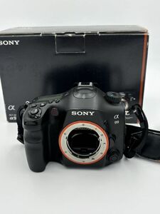 M407　SONY ソニー SLT-A99V α99 デジタル一眼レフ デジタルカメラ ボディ 本体 ブラック 動作品