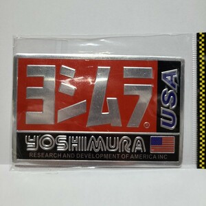 ヨシムラ YOSHIMURA アメリカ 耐熱アルミステッカー 【即決】【送料無料】g