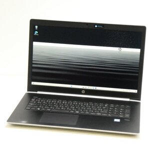 大きくて見やすい□HP ProBook 470 G5【Core i7-8550U/16GB/SSD256GB(M.2)+HDD1TB/Win11-64bit/FULLHD/17型/テンキー】