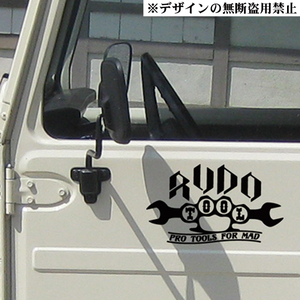 RUDO TOOLステッカー 大　デコトラ 日野レンジャー UD キャンター エルフ ルードツール RUDOTOOLウロコ