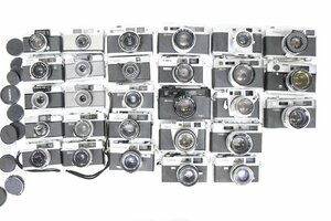 【同梱不可】レンジファインダーなど28点まとめ ジャンク OLYMPUS KONICA フィルムカメラ 20808140【同梱不可】