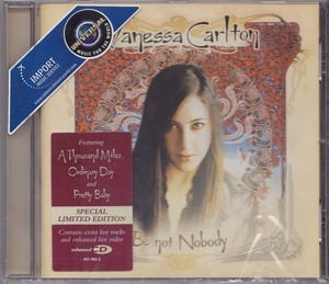 VANESSA CARLTON / ヴァネッサ・カールトン / BE NOT NOBODY /EU盤/未開封CD!!31045