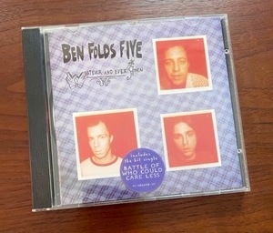 BEN FOLDS FIVE★ベン・フォールズ・ファイブ / Whatever and Ever Amen ギターレス・ピアノ・トリオが残した97年の傑作アルバム。