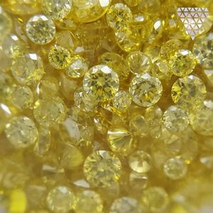 合計 1.0 Fancy Intense Yellow 系 天然 ダイヤモンド メレ カラー MIX 1.0 ct の量り売り