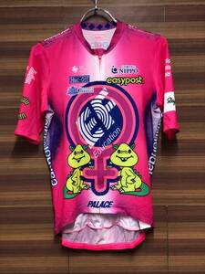 IM078 ラファ Rapha EF PRO TEAM FLYWEIGHT JERSEY 半袖サイクルジャージ ピンク M PALACE