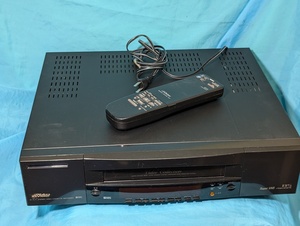 Victor ビデオデッキ HR-V1 純正リモコン ビクター VHS S-VHS BS 出品時通電しましたが、その後電源はいらず。ジャンク品