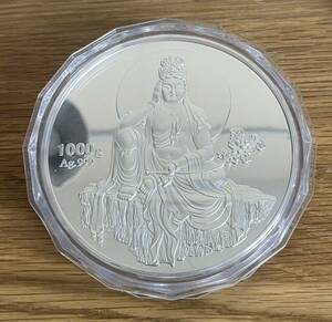 中国大型銀メダル 銀貨 Ag.999 1kg 保証書付き