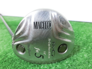 ♪MacGregor マグレガー MACTEC NVG 5W フェアウェイウッド 18°/純正 シャフト Triple Action FLEX-SR G7953♪