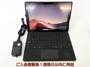 【1円】Surface Pro 7 12.3型2.7Kタブレット Windows11 i5-1035G4 8GB 256GB 初期化済 未検品ジャンク 画面ちらつき D10-347jy/G4