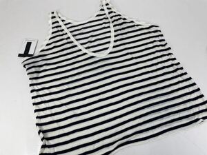 T by ALEXANDER WANG ティーバイアレキサンダーワン タンクトップ　400106R14 059 INK&WHITE /XSサイズ　定価￥15,015