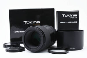 ☆極上美品【TOKINA】FiRIN 100mm F2.8 FE MACRO SONY ソニーEマウント用 トキナー 管 : 4807