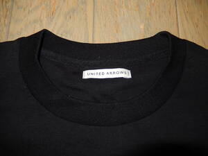 ★美品 UNITED ARROWS ユナイテッドアローズ ビッグシルエット Tシャツ 半袖 クルーネック 黒 サイズL
