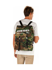 ☆匿名発送☆新品タグ付き 迷彩 カモフラージュ DIESEL VOLPAGO BACK 大容量 ディーゼル バックパック リュックサック