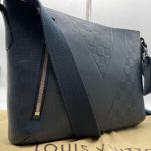 【希少品/美品】ルイヴィトン LOUIS VUITTON ミックPM アメリカズカップ ダミエアンフィニ ショルダーバッグ クロスボディ メンズ ネイビー