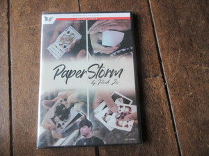 手品マジック　Paperstorm/ペーパーストーム（ギミックカードとDVD