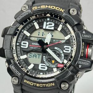 美品 G-SHOCK GG-1000-1AJF マッドマスター アナログ/デジタル コンビモデル アナデジ 方位計/温度計搭載 ツインセンサー ブラック